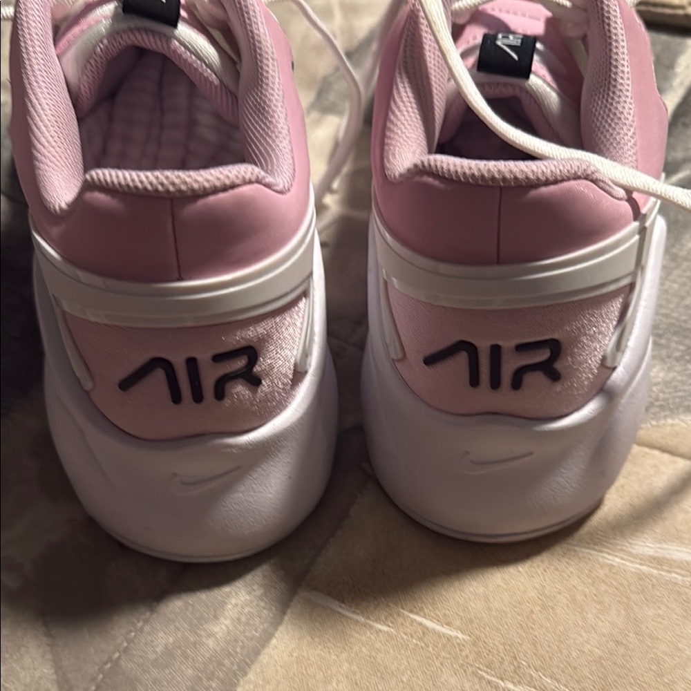 Nike Pink and White Mesh Sneakers - Picture 3 of 5